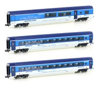 Hobbytrain H25231 - Spur N 3er Set Personenwagen CD Railjet, Ep.VI, Set 2