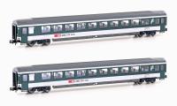Hobbytrain H25502 - 2ER SET PERSONENWAGEN BPM, 2.KL. (UIC Z1) SBB, EP.V-VI
