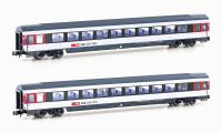 Hobbytrain H25503 - 2ER SET PERSONENWAGEN BPM, 2.KL. (UIC Z1) SBB, EP.VI