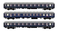 Hobbytrain H43046 - Spur HO 3er Set Personenwagen DB, Ep.IIIb, F15/16 Sachsenross