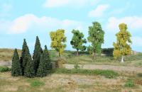 Heki 1963 - Miniwald-Set 30 Bäume und Tannen 5 - 11 cm