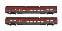 Jägerndorfer 11201 - Spur HO ÖBB Railjet Wagen-Set 2-tlg DANI Ep.VI, AC