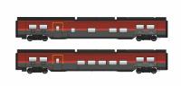 Jägerndorfer 11211 - Spur HO ÖBB Railjet Wagen-Set 2-tlg DANI Ep.VI,  AC