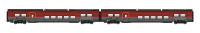 Jägerndorfer 12220 - Spur HO ÖBB Railjet Wagen-Set DANI 2-tlg , AC