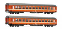 Jägerndorfer 60150 - Set mit 2 UIC-X Reisezugwagen der ÖBB, Ep. IV