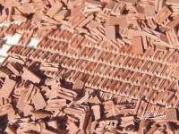 Juweela 28392 Spur H0 Dachziegel Herzziegel, rot