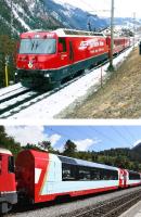 Kato/Lemke K10-025 - Spur N Startset Glacier Express 3-tlg. RhB mit Oval und Fahrregler