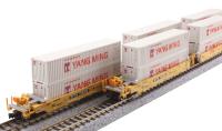 Kato/Lemke K106-6212 - Spur N 5er Set Containerwagen MAXI-IV TTX, Ep.V-VI