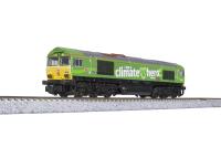 Kato/Lemke K10835S - Spur N Diesellok Class 66 "Climate Hero" der DB Cargo, Ep. VI, Sound