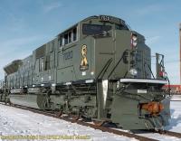 Kato/Lemke K176-8541 - Spur N Diesellok EMD SD70ACu CP, Ep.VI, #7020 (Military, green)