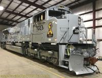 Kato/Lemke K176-8544 - Spur N Diesellok EMD SD70ACu CP, Ep.VI, #7023 (Military, grey)