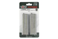 Kato/Lemke K2-141 - Spur HO Gleis gerade 123mm mit Betonschwellen