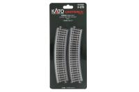 Kato/Lemke  K2-270 - Spur HO Gleis gebogen R490mm 22,5°
