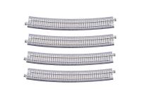 Kato/Lemke K20-152 - Spur N Gebogenes Gleis R718 mm 15° Betonschwellen (4 Stk.)
