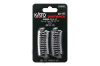 Kato/Lemke K20-171 - Spur N Gleis gebogen R216mm 15° 4 St