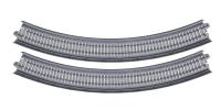 Kato/Lemke K20-532 Spur N Viaduktgleis, R348mm 45°, gebogen, 2 Stk.