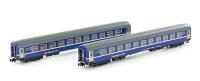 Kato/Lemke K23010 - Spur N 2tlg. Set SBB RIC Schlafwagen neues Logo V-VI
