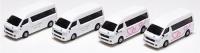 KATO/Lemke K23651D - 4ER SET TOYOTA HIACE SUPER LONG DAY CARE