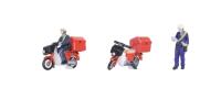 Kato/Lemke K24-2201 - Spur N 2er Set Postbooten mit Motorroller