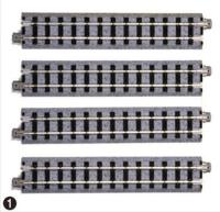 Kato/Lemke K52-120 - Spur HOe Schmalspurgleis gerade 124mm (4 Stk.)
