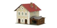 Igra Modell 140009 Spur TT Bahnhof Trencin, Lasercut Bausatz