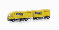MiNis/Lemke LC4603 - MAN F90, 3-achs Koffer-Hängerzug Deutsche Post