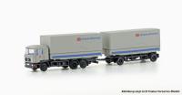 MiNis/Lemke LC4634 - MAN F90, 3-ACHS WECHSELPRITSCHEN-HÄNGERZUG DB