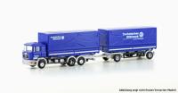 MiNis/Lemke LC4636 - MAN F90, 3-ACHS WECHSELPRITSCHEN-HÄNGERZUG THW
