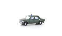 MiNis/Lemke LC61518 - Spur N Fiat 128, Militärgrün mit Blaulicht
