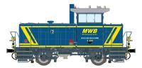 Lemke-Collection LC8758052 - Spur HO Diesellok MaK G322B (V601) MWB, Ep.VI, DC/DCC
