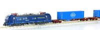 Lemke LC96004 - Zugset mit BR 192 und 2 Containerwagen, EVB