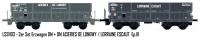LS Models 31103 - 2er Set Erzwagen DM SNCF / AdL / Lorraine, Ep.III, DC