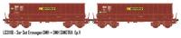 LS Models 31116 - Spur HO 2ER SET ERZWAGEN DMH SNCF / SIMOTRA, EP.V