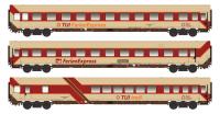 LS-Models 96032AC - Spur H0 3er Set Personenwagen TUI Ferienexpress, Ep.IV, Set II, AC