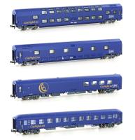 LS Models 97003N - Spur N 4er Set Nachtzugwagen CNL, Ep.V, CNL 212/213, Set II