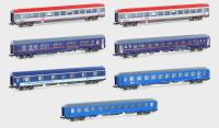 LS Models 97023N - Spur N 7er Set Nachtzugwagen ÖBB Nightjet/CD, Ep.VI, NJ408