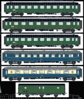 LS Models MW1002 - Spur HO 6er Set Personenwagen SNCF, Ep.IIIb, Paris-Nizza, IB