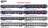 LS Models MW2302AC  - Spur HO 8er Set Nachtzugwagen NJ 403, ÖBB-Nightjet, Ep.VI