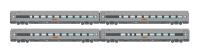 LS Models MW2405AC - Spur HO 4ER SET PERSONENWAGEN METROPOLITAN, EP.V, SET 2, AC
