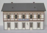 Laffont O3701 - Spur 0 Halbreliefgebäude Bahnhof Eschelbronn