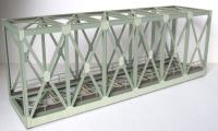 Laffont O4501 - Spur 0Fachwerk-Kastenbrücke 1-gleisig resedagrün