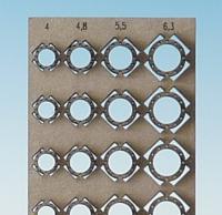 Joswood 40014 - Flansche, Loch D 4, 4,8, 5,5, 6,4mm