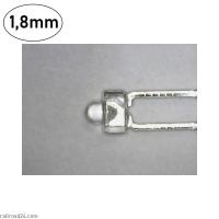 Railroad24 6754 - 20x LED 1,8mm weiß transparent