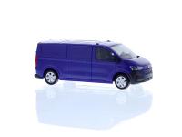 Rietze 11716 - Spur HO Volkswagen Transporter T7 Kasten LR FD dark indigo blue