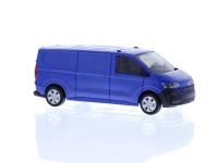 Rietze 11729 - Spur HO Volkswagen e-Transporter T7 Kasten LR FD mid blue metallic