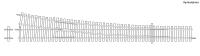 Roco 4042491 Spur HO Betonschwellen-Weiche rechts Wr10