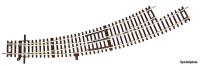Roco 42472 - Spur HO Bogenweiche links BWl3/4