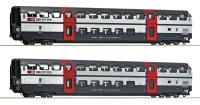 Roco 6200217 - Spur H0 2-tlg. Set 2: Doppelstockwagen 2. Klasse der SBB, Ep.V - VI