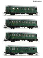 Roco  6220282 – Spur HO  4er Set Personenwagen Rybak CSD AC