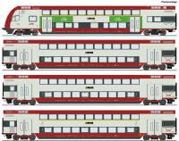 Roco 6210148 - Spur HO 4-tlg. Set: Doppelstockwagen, CFL